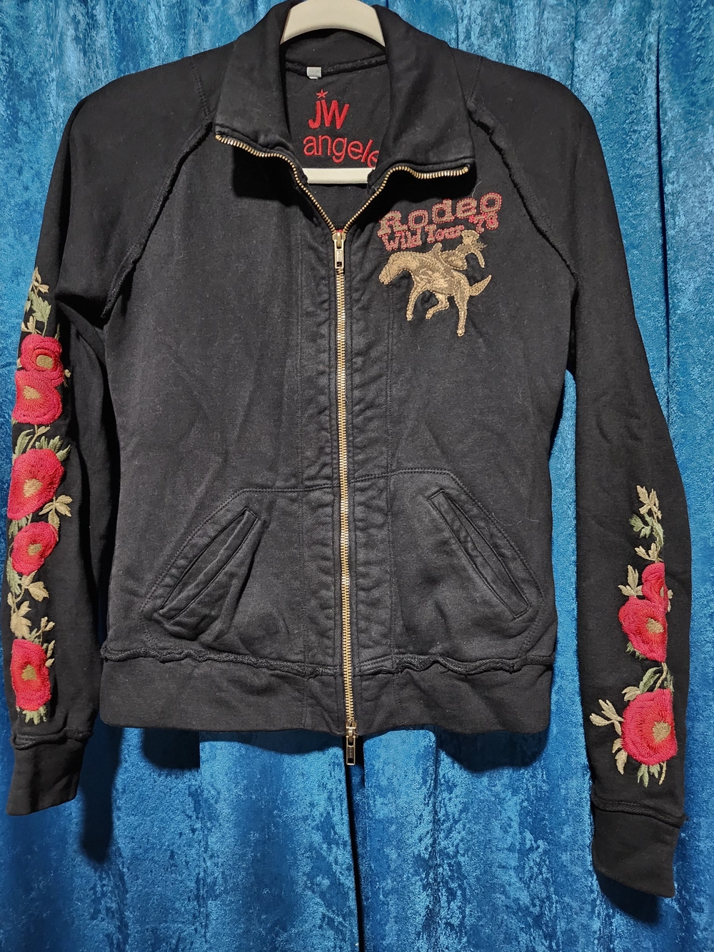 Vintage Y2K- JW- Johnny Was Embroidered Full Zip Jacket